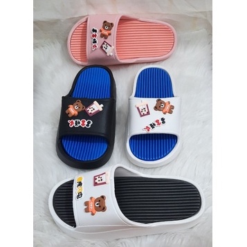 DÉP BÁNH MỲ SIÊU NHẸ NỮ HÌNH GẤU TRÀ SỮA ( đặt tăng lên 2 size ạ)