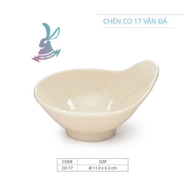 Chén Ăn Cơm, Đựng Chè Vân Đá Trắng Nhựa Melamine Fataco