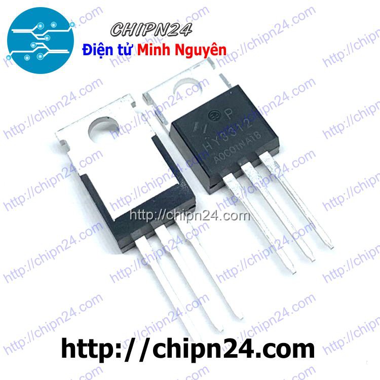 [2 CON] MOSFET HY3312 TO-220 130A 125V (Kênh N) (HY3312P 3312)