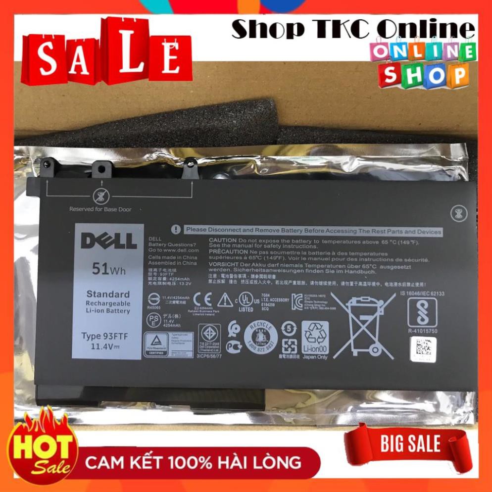 ⚡ Pin Dell Latitude 5280 5480 5488 5580 5290 5490 5590 93FTF Battery