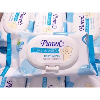 [COMBO 5 BỊCH] Khăn Giấy Uớt Pureen 80 tờ
