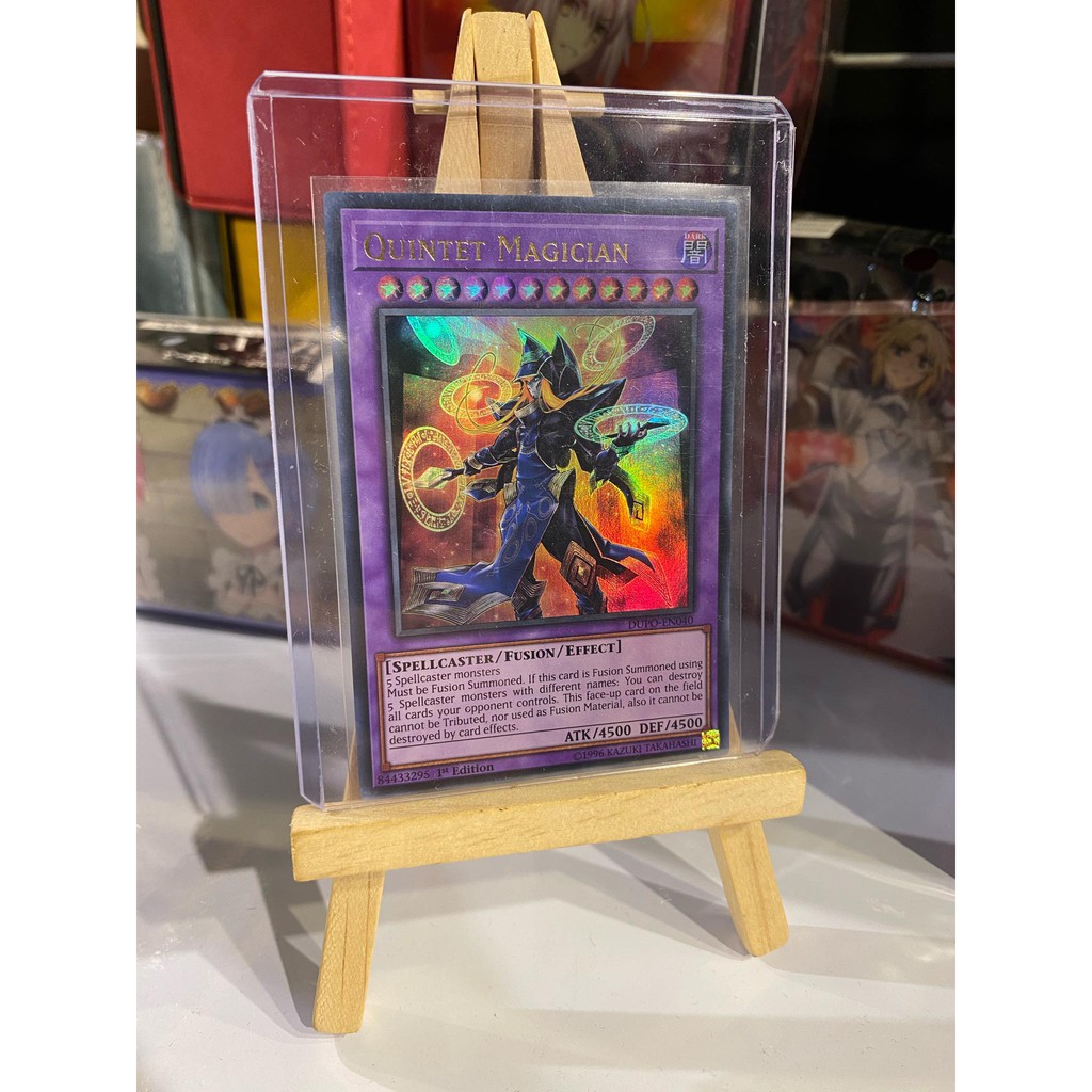 Lá bài thẻ bài Yugioh Quintet Magician – Ultra Rare - Tặng bọc bài nhựa bảo quản