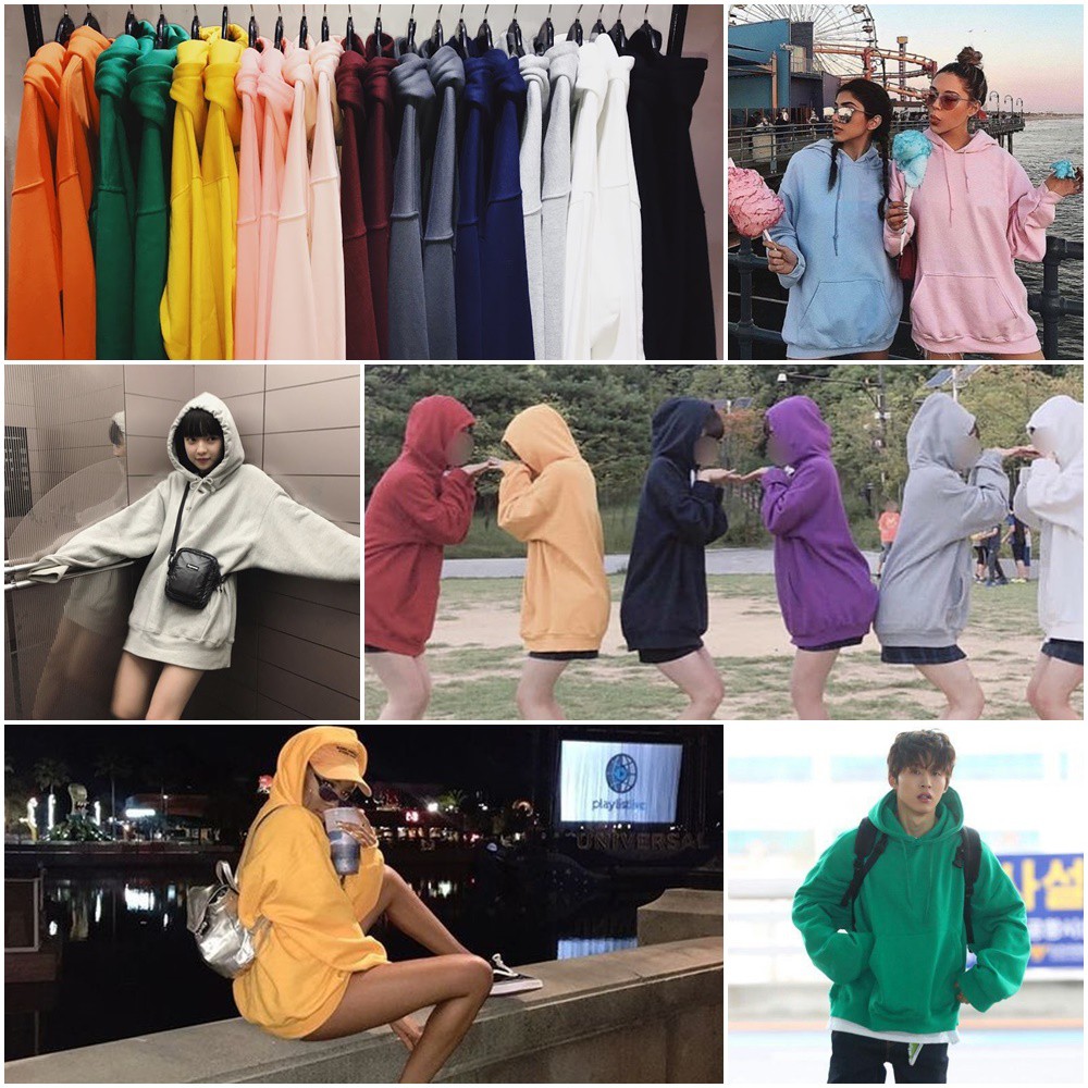 [ẢNH THẬT 100%] ÁO KHOÁC HOODIE NỈ ĐẸP NÓN 2 LỚP FORM RỘNG GẦN 20 MÀU | BigBuy360 - bigbuy360.vn