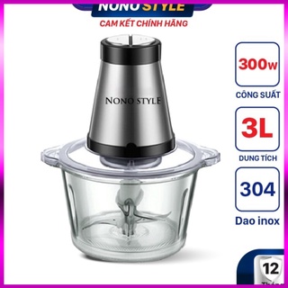 Máy xay đa năng , cối xay thịt thủy tinh - bảo hành 12 tháng