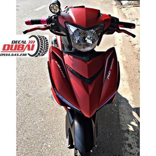 Tem Trùm Exciter 150 Đỏ Nhám RC