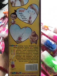 Cây rửa bình sữa Faralin 360 độ