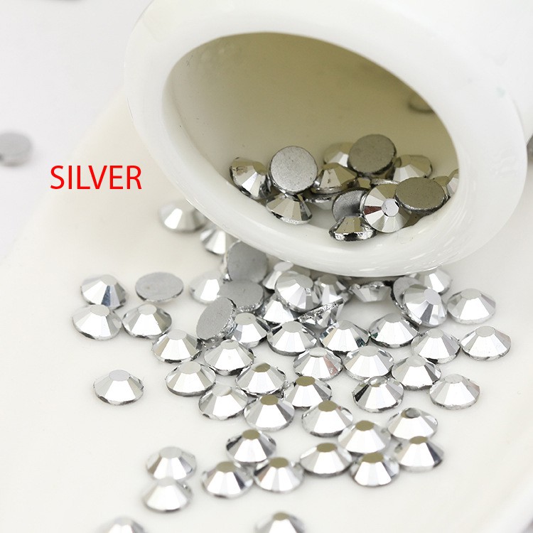 Hột xoàn Hồng Kông màu Silver (SIZE SS6 - SS12)