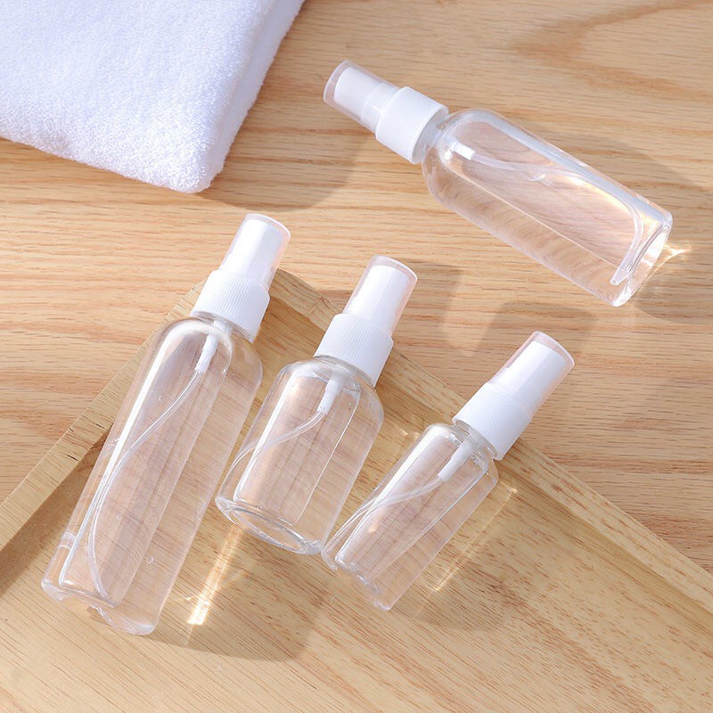 Chai Xịt Phun Sương, Lọ Chiết Mỹ Phẩm, Tinh Dầu, Dung Dịch Sát Khuẩn Trong Suốt Dung Tích 30ml - 50ml - 100ml 88069