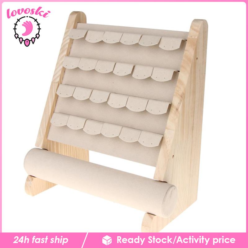 Giá Đỡ Trưng Bày Trang Sức Bằng Gỗ Tự Nhiên