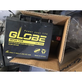 Bình ắc quy Globe 12V20Ah MỚI 100% (acquy 12V20A) cho Bộ lưu điện UPS
