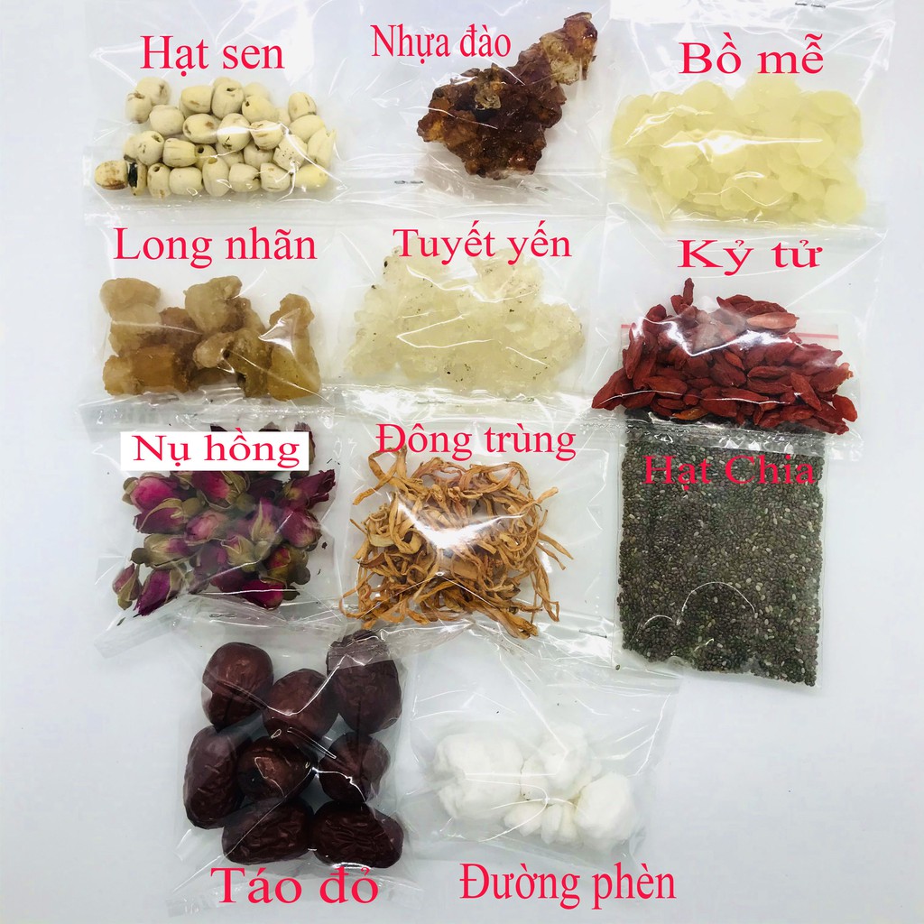 CHÈ TUYẾT YẾN DƯỠNG NHAN TÂM AN GIÚP GIẢI NHIỆT TIÊU HÓA TỐT TRONG CÁC NGÀY HÈ NẮNG NÓNG 1 nồi 15 cốc