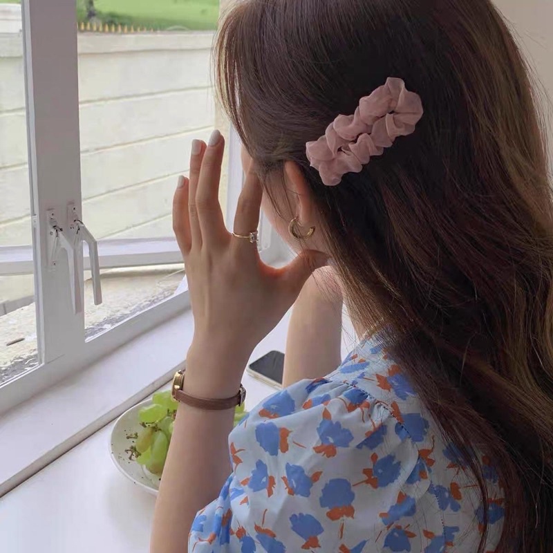 Kẹp tóc voan nhún tiều thư