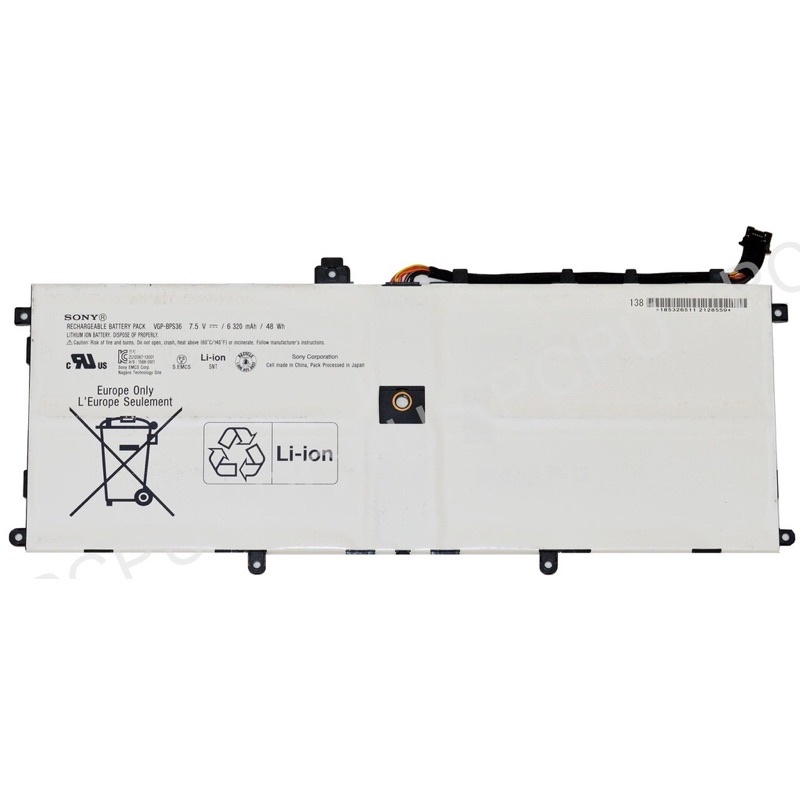 Pin laptop Genuine VGP-BPS36 BPS36 battery For SONY Vaio Duo 13 SVD132A14W SVD1323XPGB