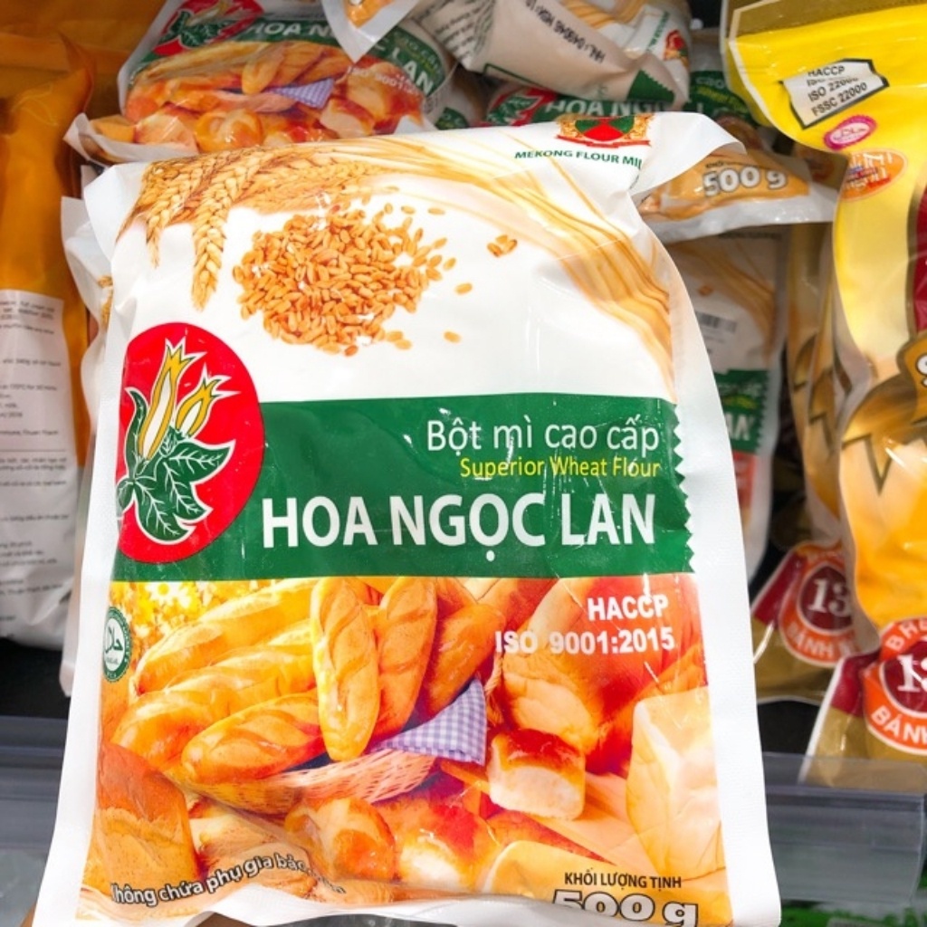 Bột mì Hoa Ngọc Lan gói 1kg làm bánh bao,bánh ngọt, bánh mì siêu ngon