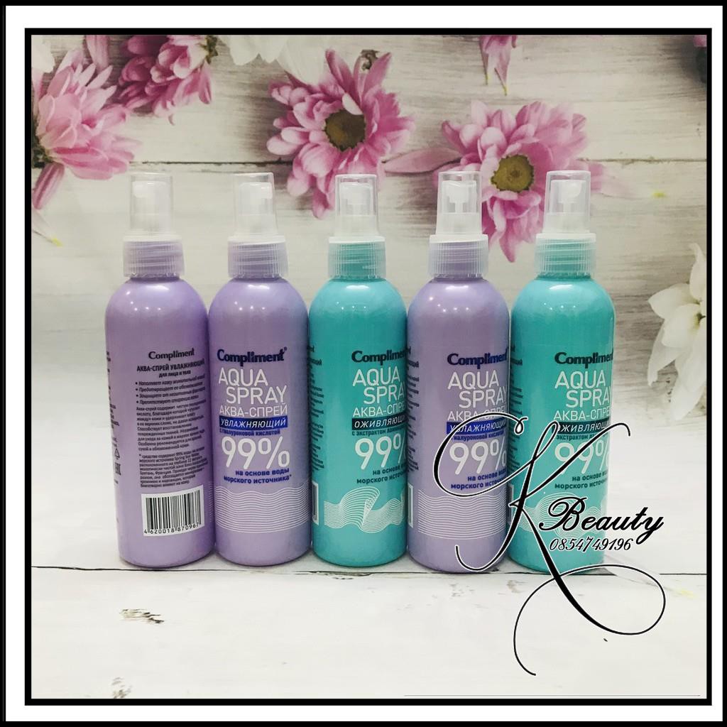 Xịt khoáng Aqua phục hồi 99% Compliment 200ml hàng nội địa Nga | BigBuy360 - bigbuy360.vn