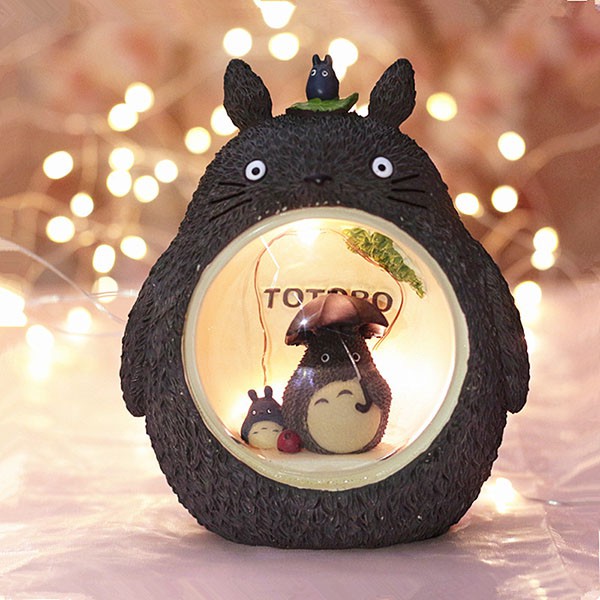 Đèn mô hình Totoro hoạt hình / đèn ngủ dễ thương / đèn trang trí phòng khách và phòng làm việc / đèn totoro
