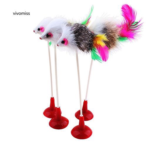 Đồ chơi chuột giả có giác hút cho mèo cưng