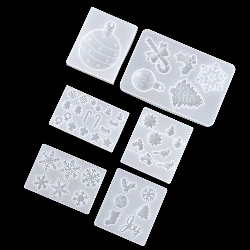 Khuôn Silicone Làm Trang Sức Treo Cây Thông Giáng Sinh