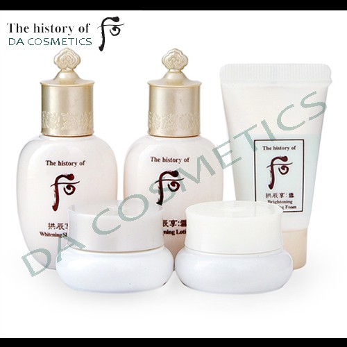 Bộ Dưỡng Trắng Da Whoo Gongjinhyang Seol Radiant White Special Gift Set 5Pcs 61Ml