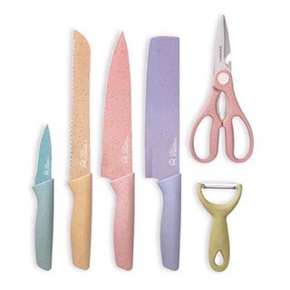 Bộ dao everich 6 món lúa mạch an toàn tiện dụng