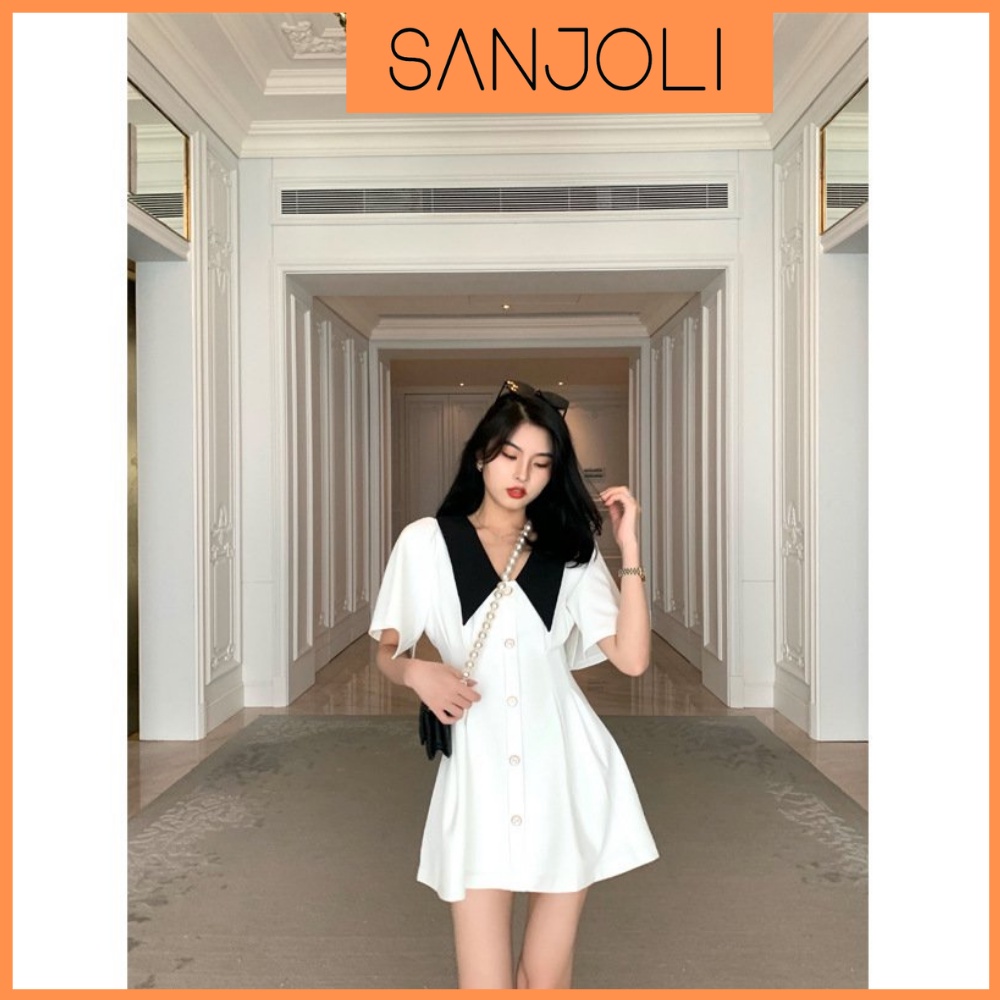 Đầm Bigsize Polo (60-73kg) Váy Thun Suông Size Big Lớn Đẹp Thiết Kế Đi Dự Tiệc Cưới Công Sở Trẻ Trung SANJOLI VD040 | BigBuy360 - bigbuy360.vn