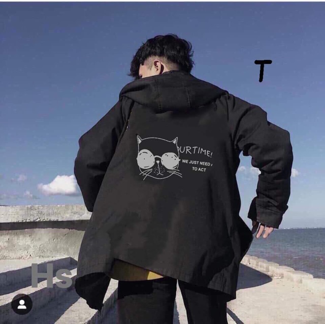 Áo khoác Mèo đeo kính TTU678