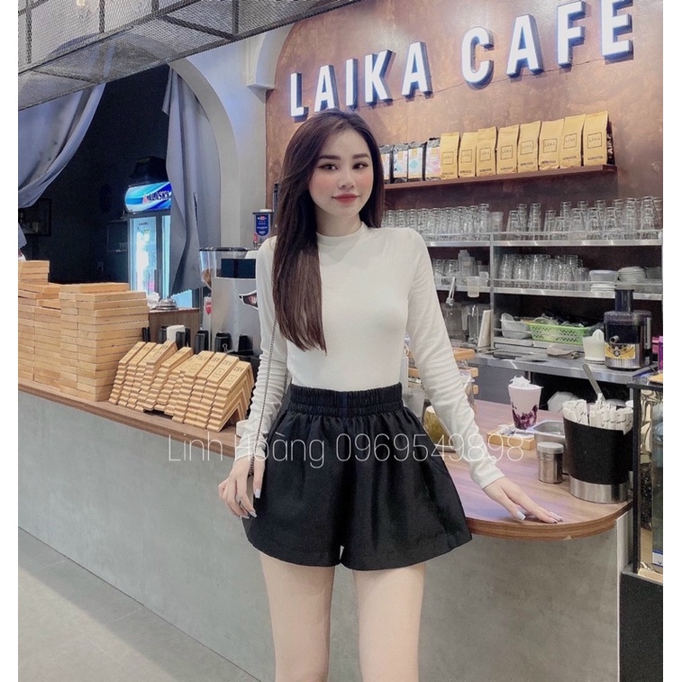 ÁO LEN MỀM MỊN DÀI TAY CỔ 3P CHẤT CO GIÃN 4 CHIỀU MS1929
