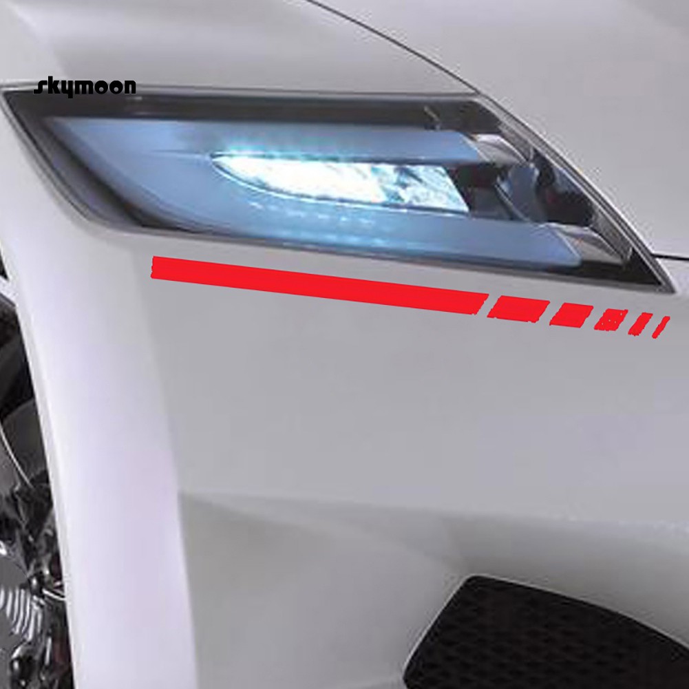 4 miếng dán trang trí cửa kính chiếu hậu xe hơi độc đáo