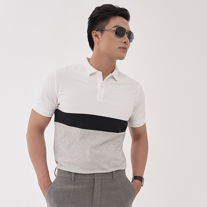 Áo Polo Nam Có Cổ, Viền Ngang Ngực Lớn, Chất Cotton 100%  - Sợi Đan 40 Cao Cấp, Áo Phông Nam Venisce | BigBuy360 - bigbuy360.vn
