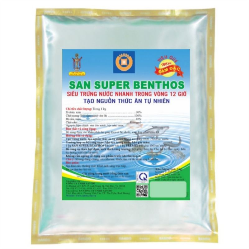 (10 bịt SAN SUPER BENTHOS), tạo bobo, thức ăn tự nhiên, cho cá kiểng, cá giống