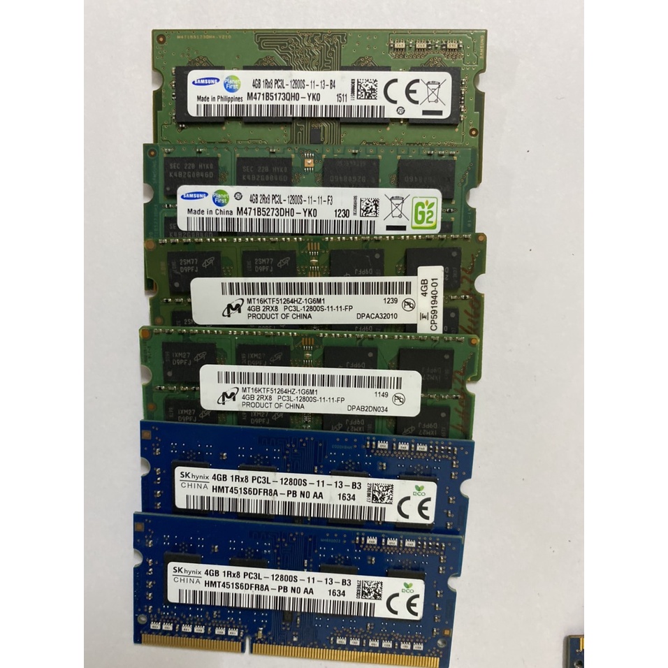 Ram Laptop DDR3L 4GB Bus 1600Mhz PC3L 12800s 1.35V