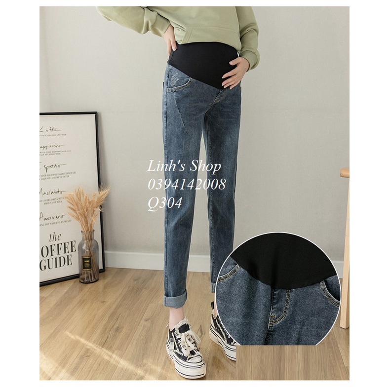 Quần Jean Bầu Q304
