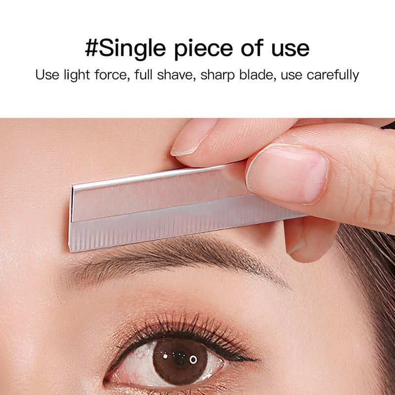 Hộp 10 Cọ Trang Điểm Lông Mày GECOMO