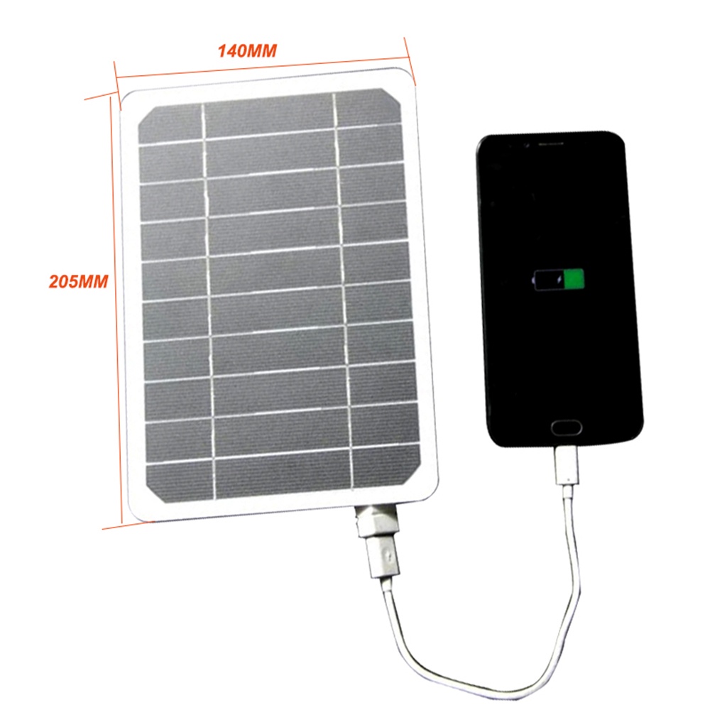 Tấm pin mặt trời VIRWIR 5V 10W tiện dụng cho đèn pin điện thoại