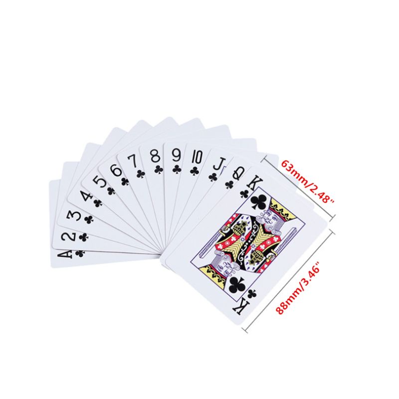 Bộ Bài Poker Bằng Nhựa Dẻo Chống Thấm Nước Chất Lượng Cao