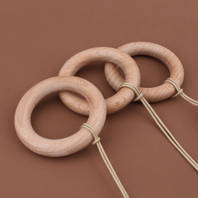 Đồ Chơi Vòng Silicone Treo Xe Đẩy Em Bé Ngậm Mọc Răng