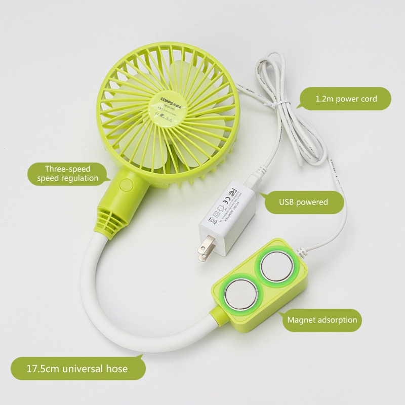 Quạt USB Cổ Ngỗng Linh Hoạt Gắn Bàn Làm Việc