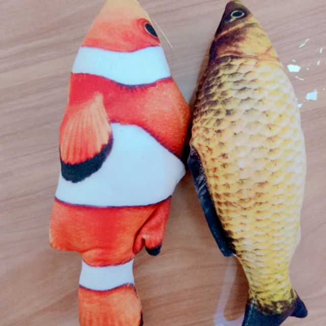 Cá nhồi bông cho chó mèo