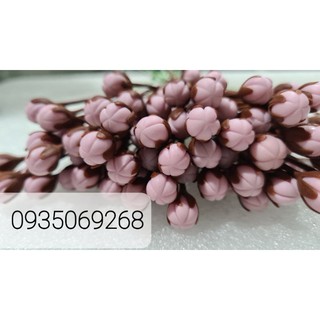 Nụ đào đất sét nhạt màu(100 sp)