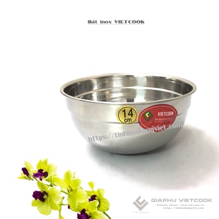 Bát inox 1 lớp vietcook