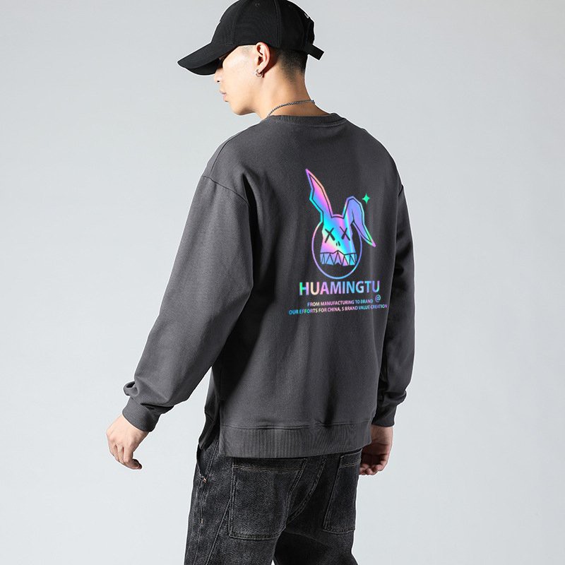 Áo Sweater Thỏ Huamingtu Phản Quang, Aó Nỉ Dài Tay Nam Nữ Cá Tính - AS33 | BigBuy360 - bigbuy360.vn