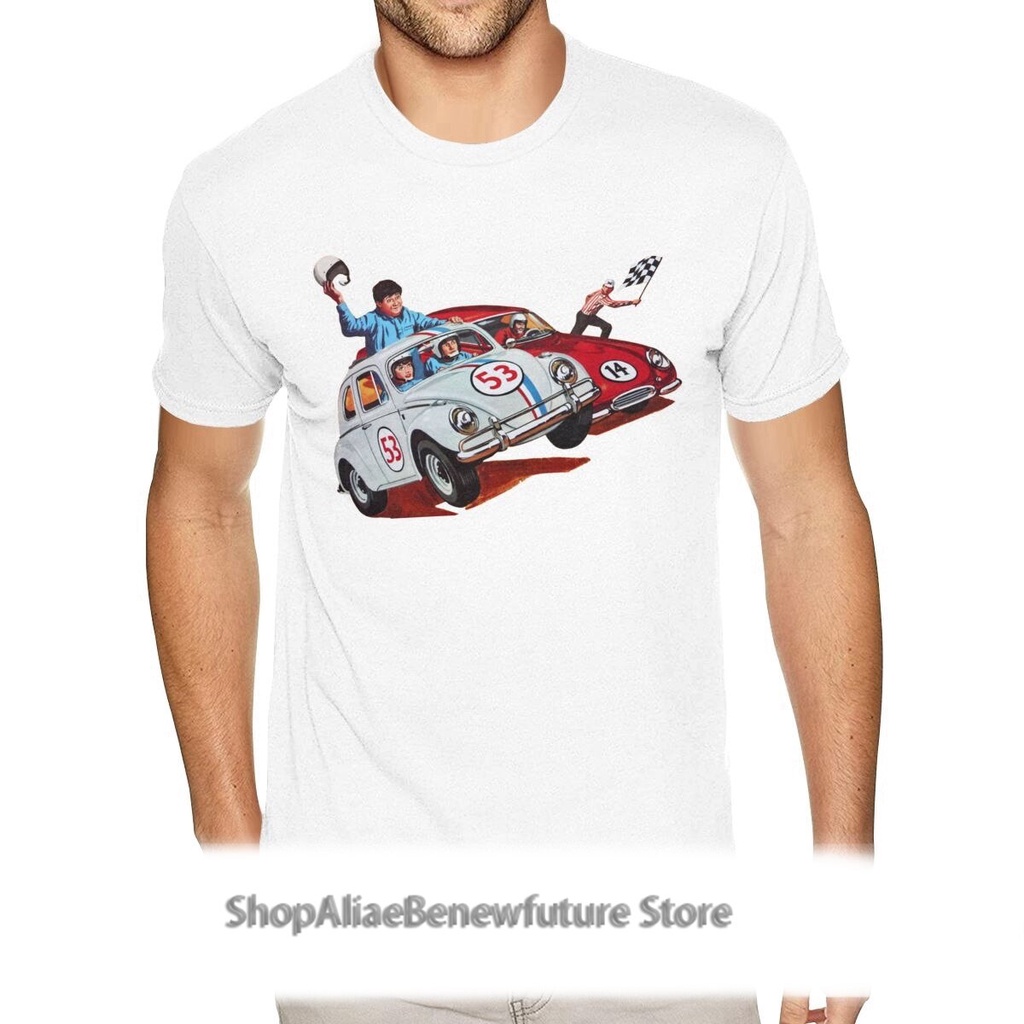 Nam Áo Herbie Race Herbie Anh Yêu Lỗi Prined s Kích Thước Nhỏ Người Mới Lạ Cotton Tee Cổ Tròn Áo Sơ 