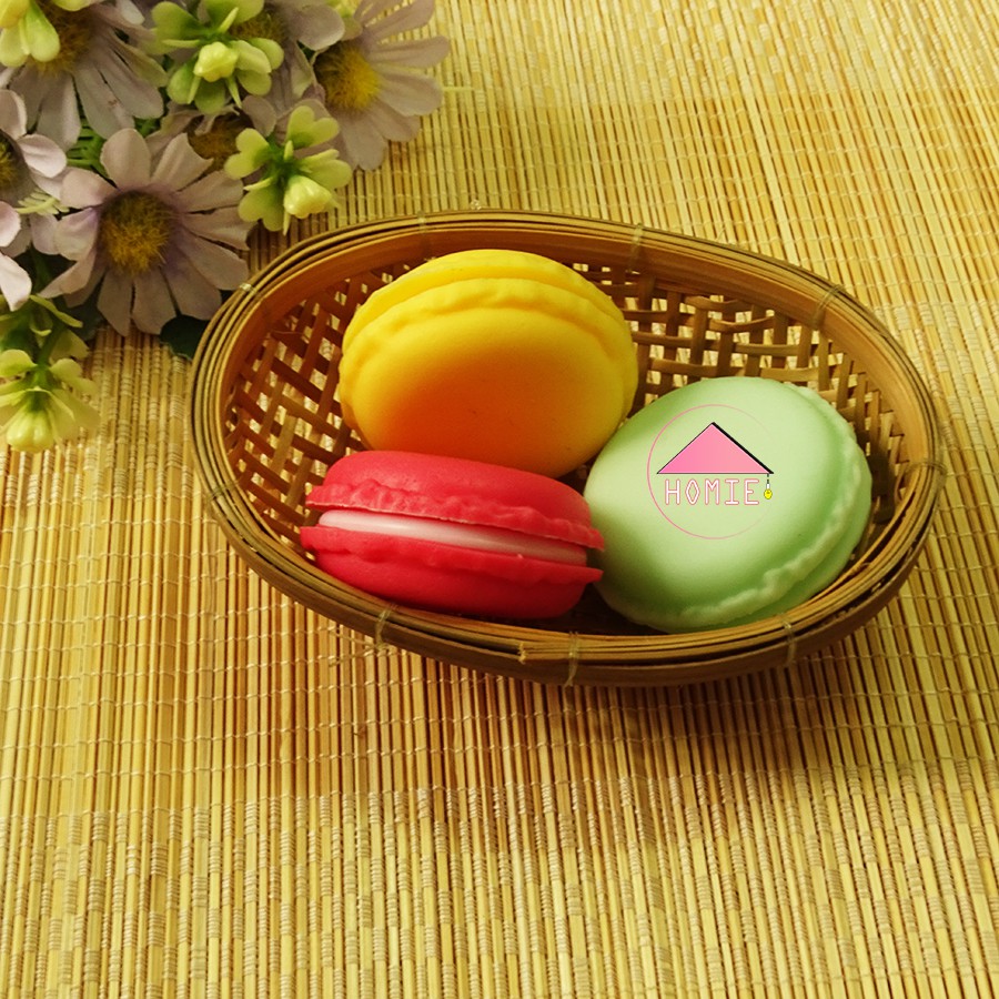 [Phụ kiện trang trí] Rổ tre oval mini trang trí đa năng