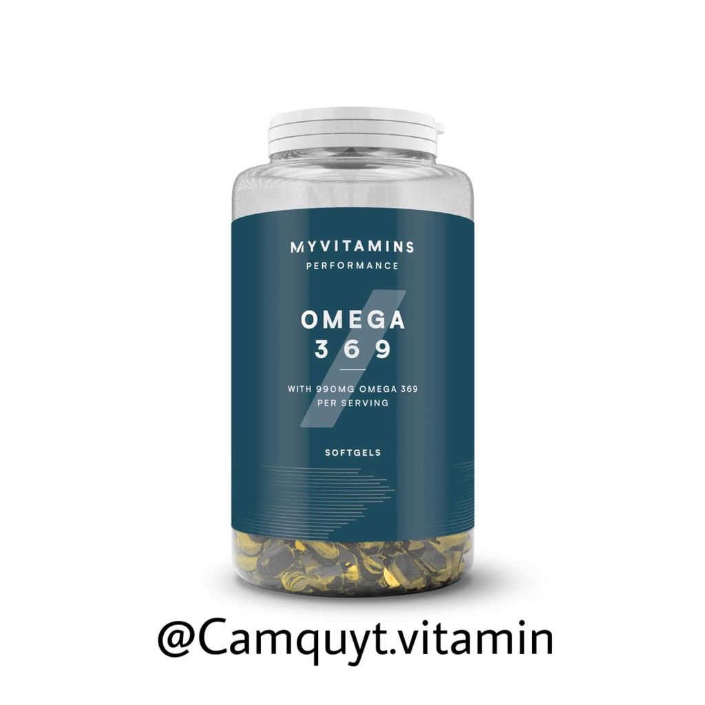 Viên uống MYVITAMINS OMEGA 369 UK 120 viên