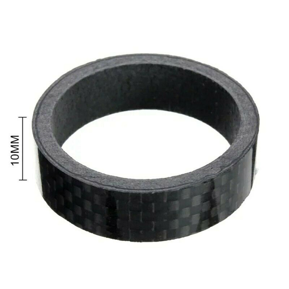 Set 1/5 vòng đệm cổ xe đạp 3/5/10/15/20mm 28.6mm bằng sợi carbon