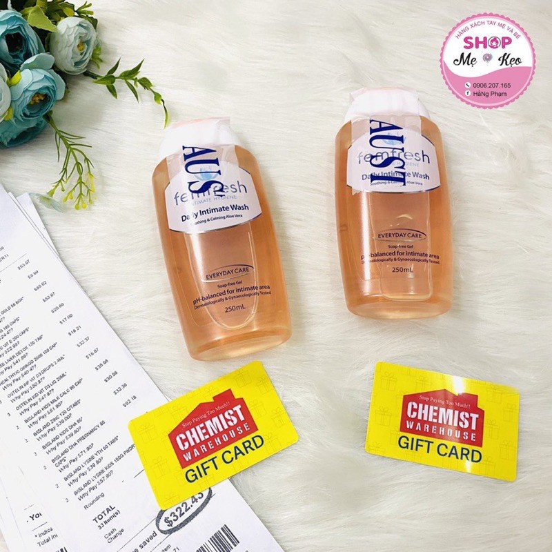 {Chính Hãng} Dung dịch vệ sinh cho phụ nữ nhiều màu, Femfresh Daily Intimate Wash (250ml) Xịt thơm vùng kín - 125ml