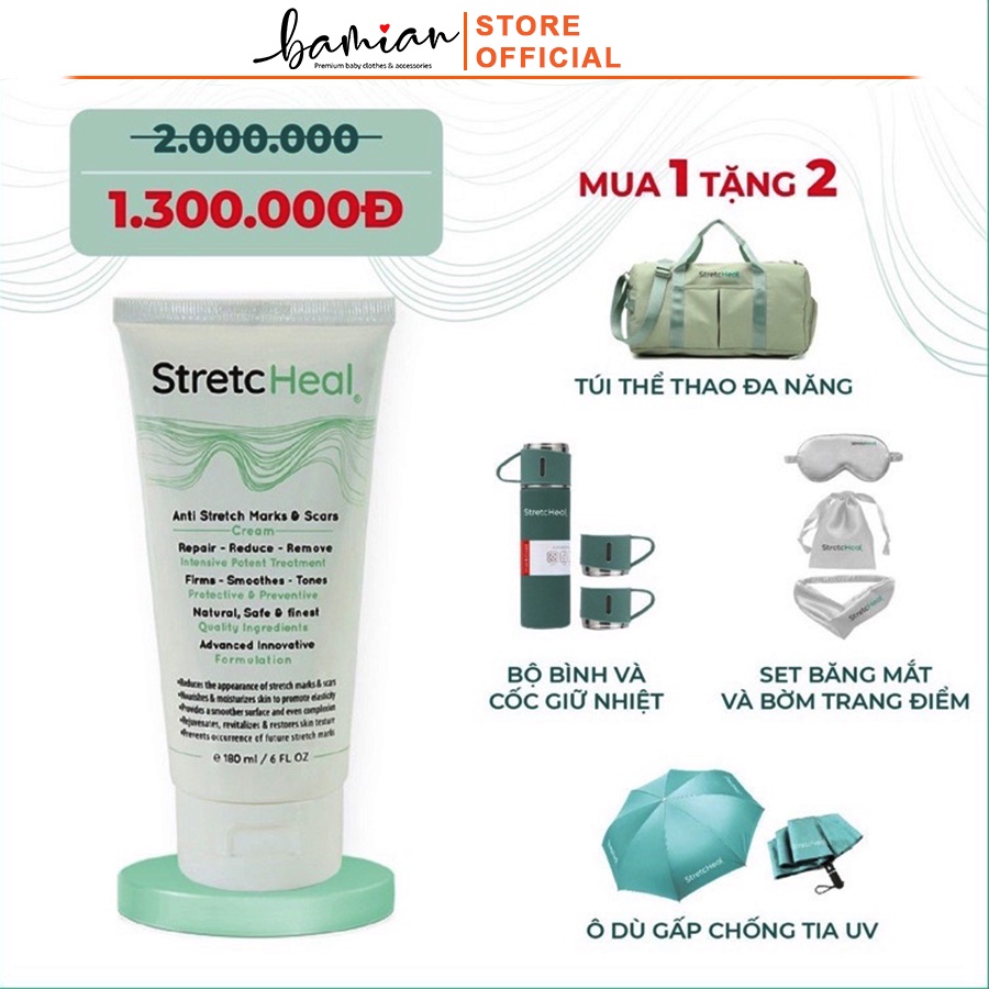 Kem bôi rạn STRETCHEAL mờ vết rạn sau sinh hiệu quả 180ml chính hãng Mỹ | BigBuy360 - bigbuy360.vn