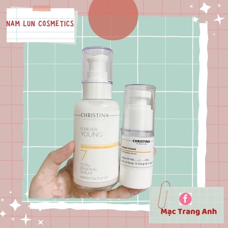 Serum phục hồi cấp ẩm căng bóng  Christina Forever young Total