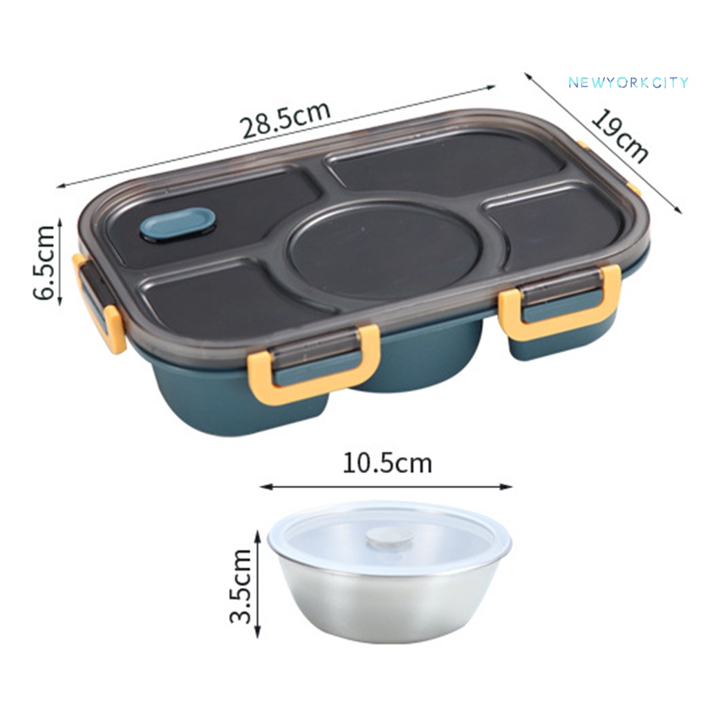 Hộp Đựng Cơm Trưa/Salad/Đồ Ăn Trưa Nhiều Ngăn Không BPA Dung Tích Lớn Mang Đi Tiện Dụng