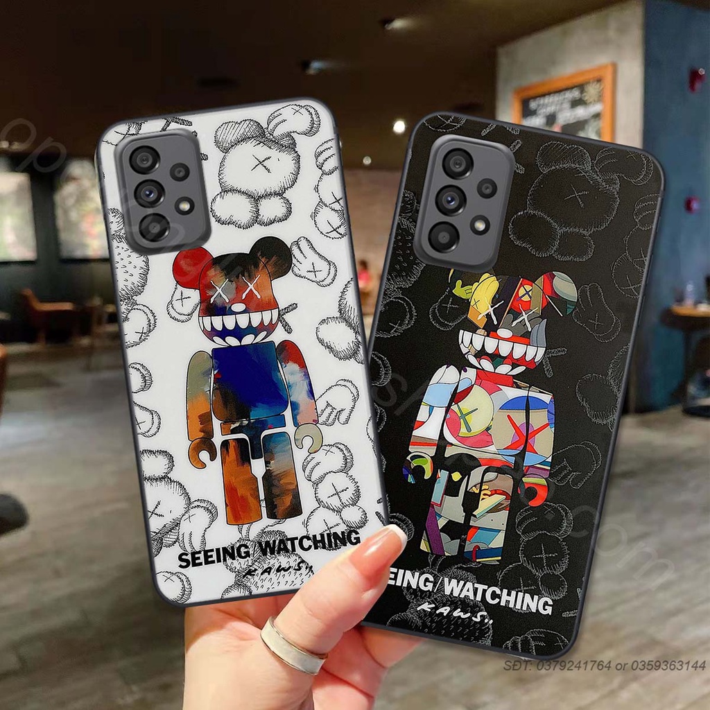 Ốp lưng điện thoại Samsung A13 / A23 / A53 in hình gấu dễ thương cute chất lượng giá rẻ